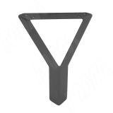 Опора декоративная Н150+10мм графит ADJ15.150.GR, фото 2