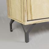 Опора декоративная Н150+10мм графит ADJ15.150.GR, фото 3