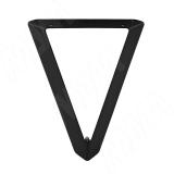 Опора декоративная Н150+10мм черный матовый ADJ16.150.BL, фото 2