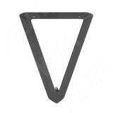 Опора декоративная Н150+10мм графит ADJ16.150.GR, фото 2