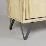 Опора декоративная Н150+10мм графит ADJ16.150.GR, фото 3