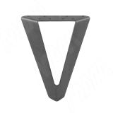 Опора декоративная Н150+10мм графит ADJ17.150.GR, фото 2