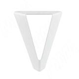 Опора декоративная Н150+10мм белый матовый ADJ17.150.WHT, фото 2