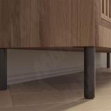 Опора декоративная Н95+8мм черный матовый ADJ19.100.BL, фото 2