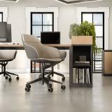 DENVER Опора колесная, прорезиненное колесо, D65 мм, без стопора, черная CST15 BLACK, фото 4