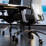 DENVER Опора колесная, прорезиненное колесо, D65 мм, без стопора, черная CST15 BLACK, фото 1