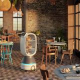 RINO Опора колесная, прорезиненное колесо, D50 мм, со стопором, серая CST16 BR, фото 4