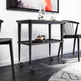 DALLAS Опора колесная, прорезиненное колесо, D60 мм, со стопором, хром CST21, фото 1