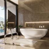 DALLAS Опора колесная, прорезиненное колесо, D60 мм, со стопором, хром CST21, фото 3