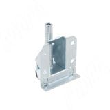 Опора регулируемая M10x68 с поддержкой боковины, универсальная LEV-M10X68.S, фото 1