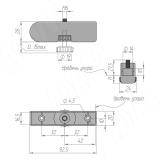 Опора регулируемая с поддержкой боковины, черная PI11 PNE, фото 1
