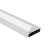 PRIME Профиль рамочный широкий, с наклонной ручкой, серебро брашированное (анод), L-3000 FP00296TALB-S3