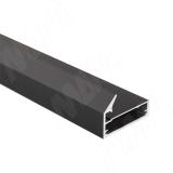 PRIME Профиль рамочный широкий, с наклонной ручкой, черный брашированный (анод), L-3000 FP00296TBLB-S3