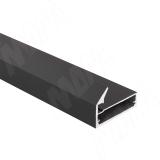 PRIME Профиль рамочный широкий, с наклонной ручкой, черный (анод), L-3000 FP00296TBL-S3