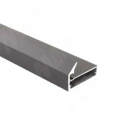 PRIME Профиль рамочный широкий, с наклонной ручкой, графит (краска), L-3000 FP00296TGP-S3