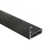 PRIME Профиль рамочный широкий, с интегрированной ручкой черный брашированный (анод), L-3000 FP00298HBLB-S3
