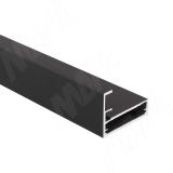 PRIME Профиль рамочный широкий, с интегрированной ручкой, черный (анод), L-3000 FP00298HBL-S3