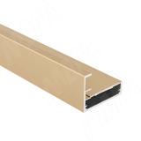 PRIME Профиль рамочный широкий, с интегрированной ручкой,золото брашированное (анод), L-3000 FP00298HGLB-S3