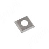 Сменная твердосплавная пластина 14x14x2мм 30 град, фаска R=0.5,  FK08 (комплект 10 шт)