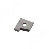 Сменная твердосплавная пластина 16x16,7x2 R=2, левая