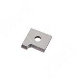 Сменная твердосплавная пластина 16x16,9x2 R=2, левая