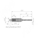 Сверло цельнотвердосплавное глухое D=3,5мм, L=57мм, LH серия Monolit 1020457, фото 1