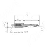 Сверло сквозное D=7мм, L=57мм, RH, серия Standard 11010357, фото 1