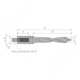 Сверло сквозное D=7мм, L=70мм, RH, серия Standard 11010370, фото 1