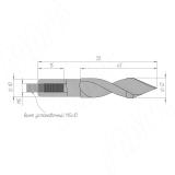 Сверло сквозное D=12мм, L=70мм, RH, серия Standard 11010770, фото 1