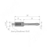 Сверло сквозное D=5мм, L=57мм, LH серия Standard 11020157, фото 1