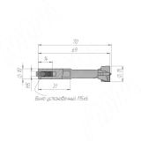Сверло чашечное D=15мм, L=70мм, RH, серия Standard 12010270, фото 1
