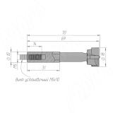 Сверло чашечное D=18мм, L=70мм, RH серия Standard 12010570, фото 1