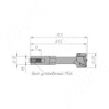 Сверло чашечное D=20мм, L=70мм, RH, серия Standard 12010770, фото 1