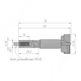 Сверло чашечное D=26мм, L=70мм, RH серия Standard 12011370, фото 1