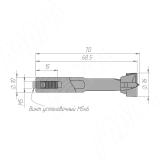 Сверло чашечное D=16мм, L=70мм, LH серия Standard 12020370, фото 1