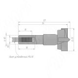 Сверло чашечное D=25мм, L=57мм, LH, серия Standard 12021257, фото 1