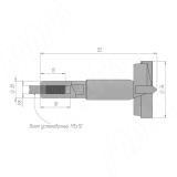 Сверло чашечное D=34 мм, L=70 мм, LH, серия Standard 12021870, фото 1
