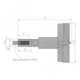 Сверло чашечное D=51 мм, L=70 мм, LH, серия Standard 12025170, фото 1