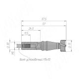 Сверло чашечное D=15 мм, L=57 мм, RH, серия Monolit 13010157, фото 1