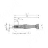 Сверло чашечное D=15 мм, L=70 мм, RH, серия Monolit 13010170, фото 1