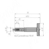 Сверло чашечное D=35 мм, L=70 мм, RH, серия Monolit 13010570, фото 1