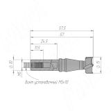 Сверло чашечное D=15 мм, L=57 мм, LH, серия Monolit 13020157, фото 1