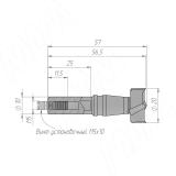 Сверло чашечное D=20 мм, L=57 мм, LH, серия Monolit 13020257, фото 1