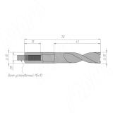 Сверло глухое D=10мм, L=70мм, RH, серия Professional 33010670, фото 1