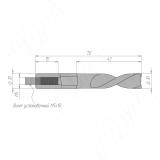 Сверло глухое D=10мм, L=70мм, LH, серия Professional 33020670, фото 1