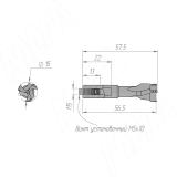 Сверло чашечное D=15мм, L=57мм, LH, серия Professional 3FP1557LH, фото 1