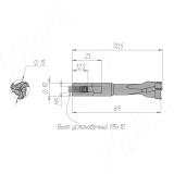 Сверло чашечное D=15мм, L=70мм, LH, серия Professional 3FP1570LH, фото 1