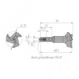 Сверло чашечное D=35мм, L=70мм, LH, серия Professional 3FP3570LH, фото 1
