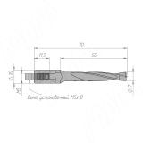 Сверло глухое D=7мм, L=70мм, RH, серия Professional 5010370, фото 1