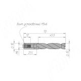 Сверло глухое D=10мм, L=70мм, RH, серия Professional 5010870, фото 1